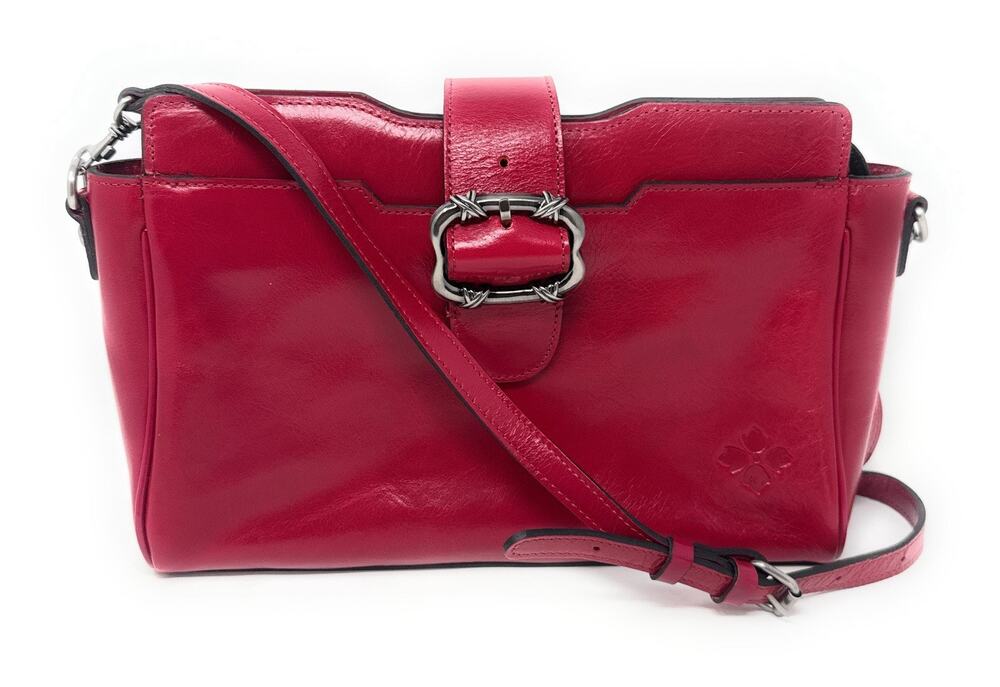 Patricia Nash Verenetta Leather Crossbody Bag-RedOrig. $229